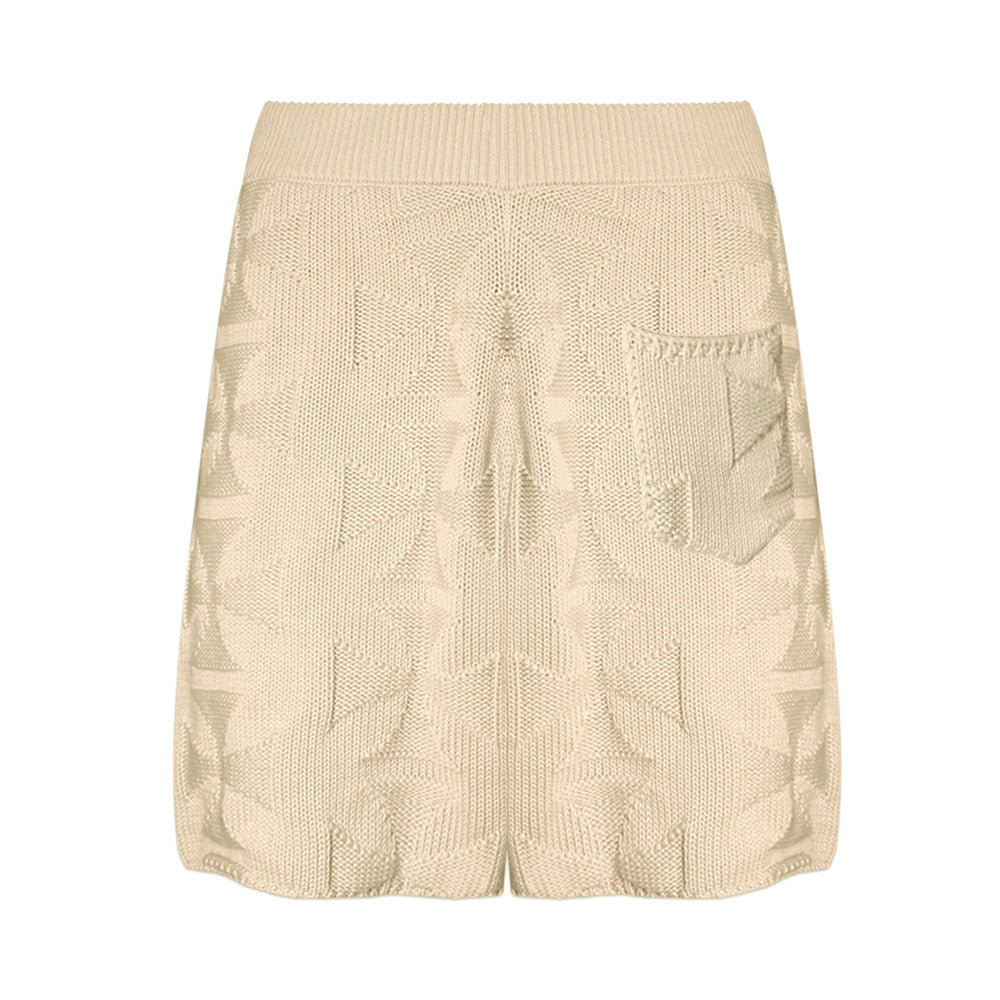 Mono Cross Knit Shorts