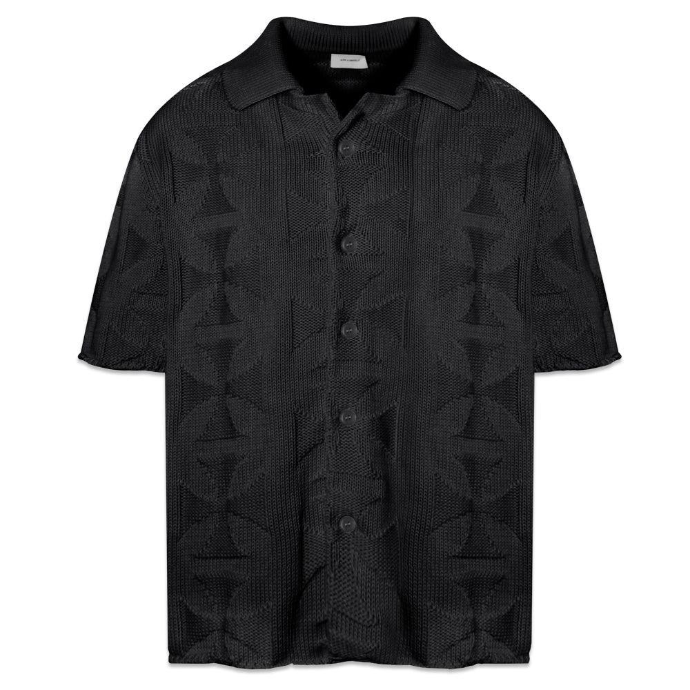 Mono Cross Knit Shirt - ASKYURSELF - VENTURER