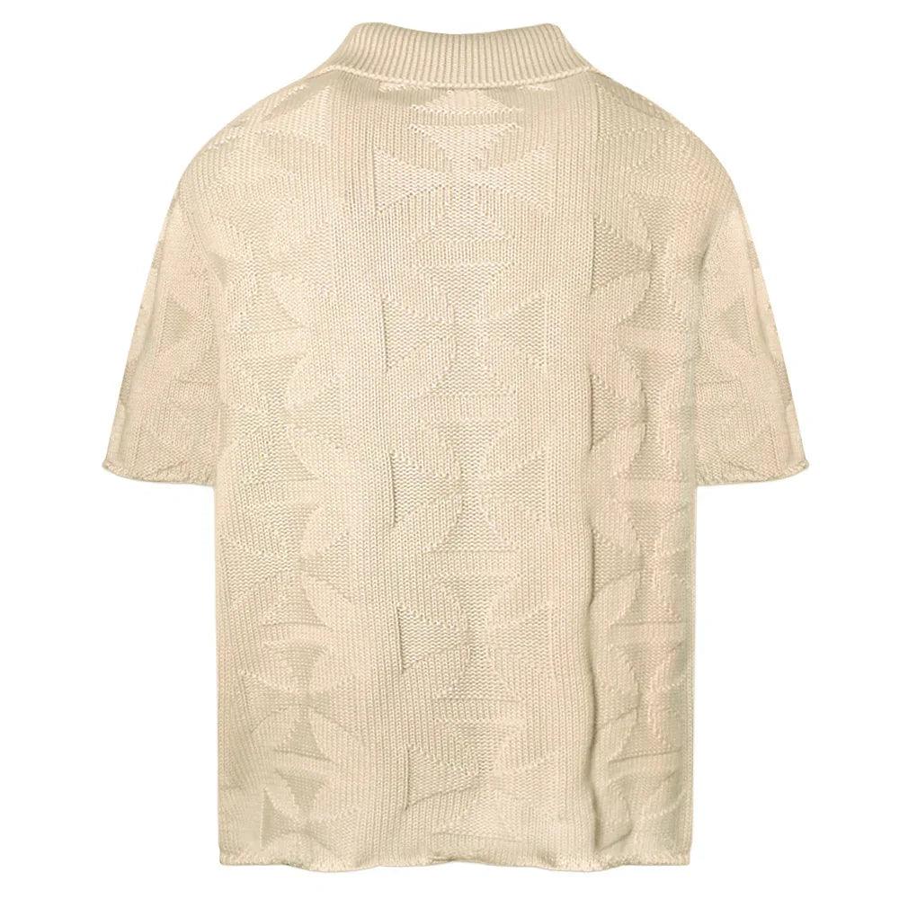 Mono Cross Knit Shirt - ASKYURSELF - VENTURER