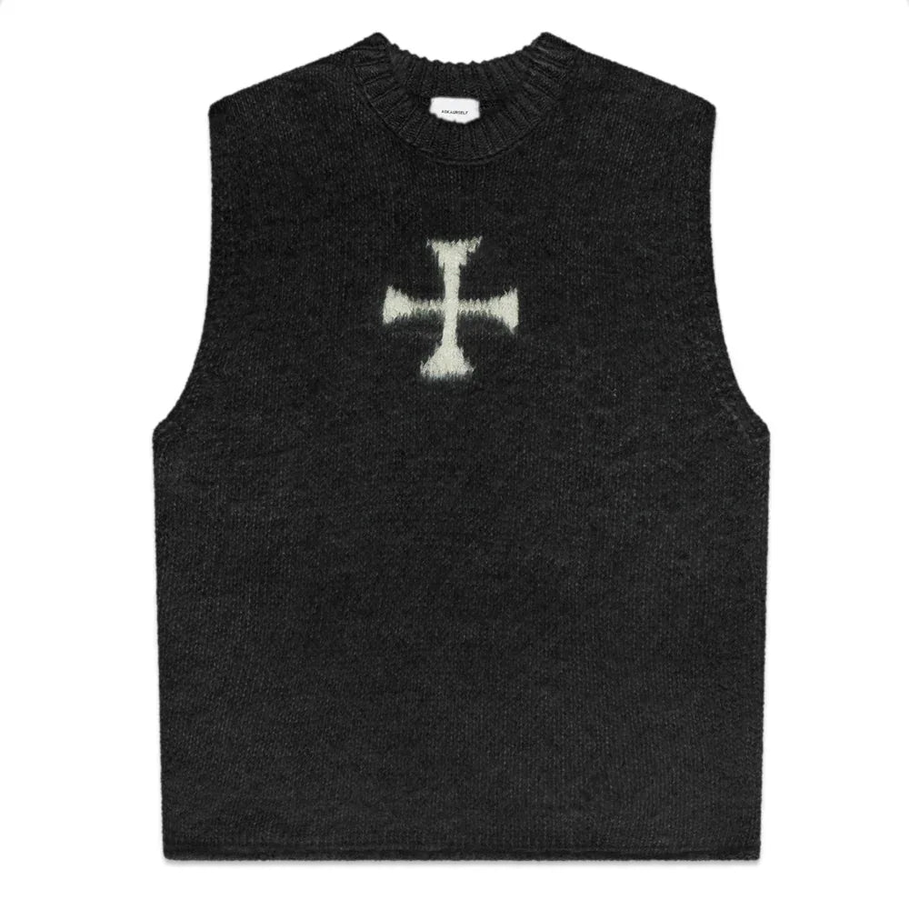Brushed Cross Knit Tank - ASKYURSELF - VENTURER