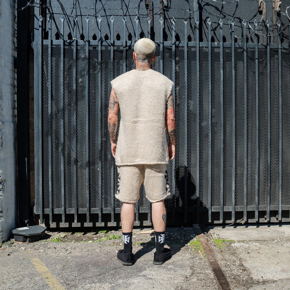 Brushed Cross Knit Tank