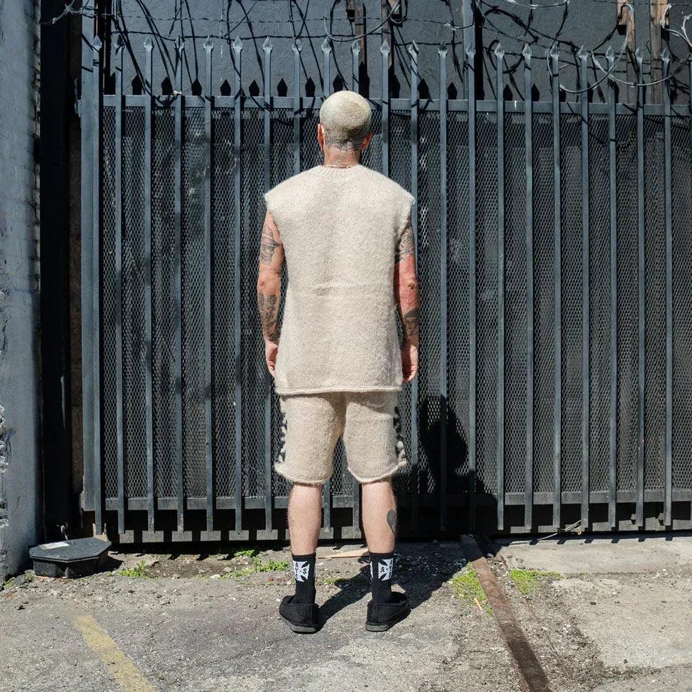 Brushed Cross Knit Tank - ASKYURSELF - VENTURER