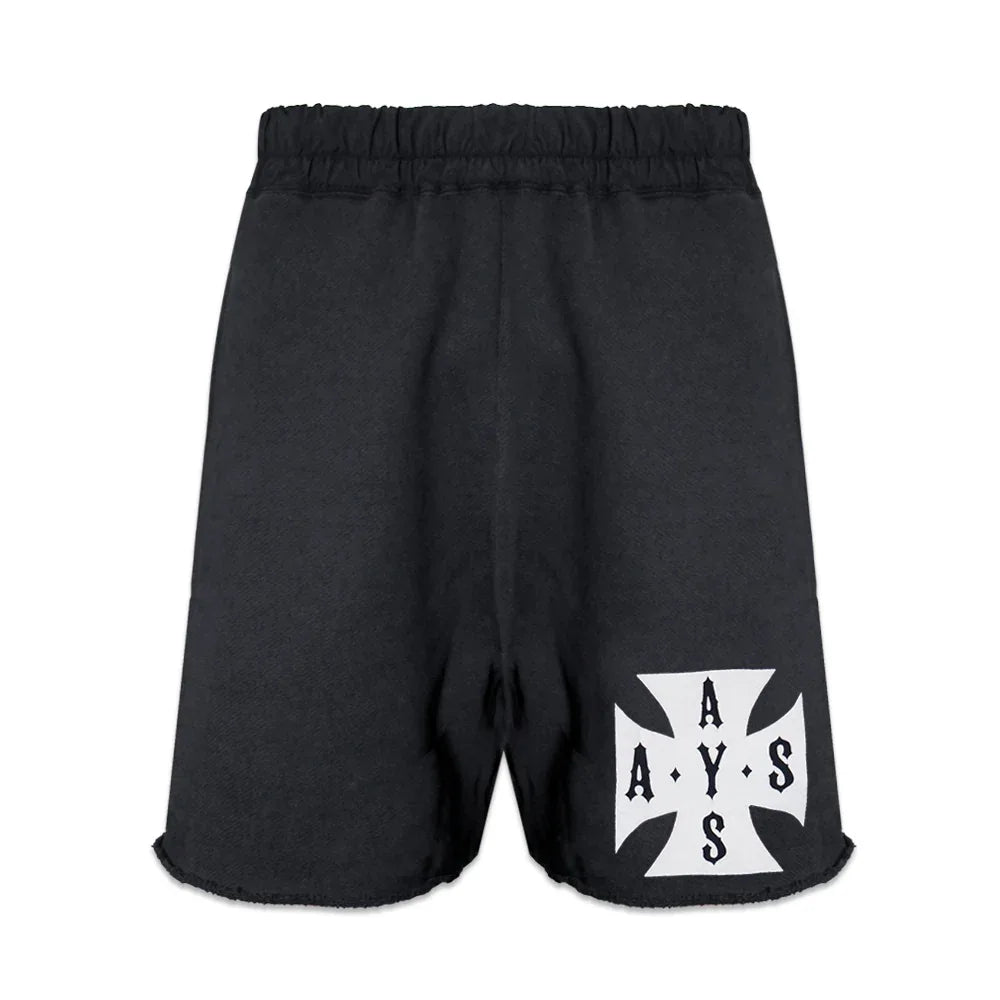 Cross Raw Fleece Shorts - ASKYURSELF - VENTURER