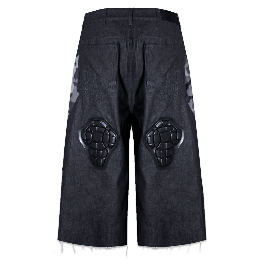 Mudcamo 3/4th Capri Padded Denim