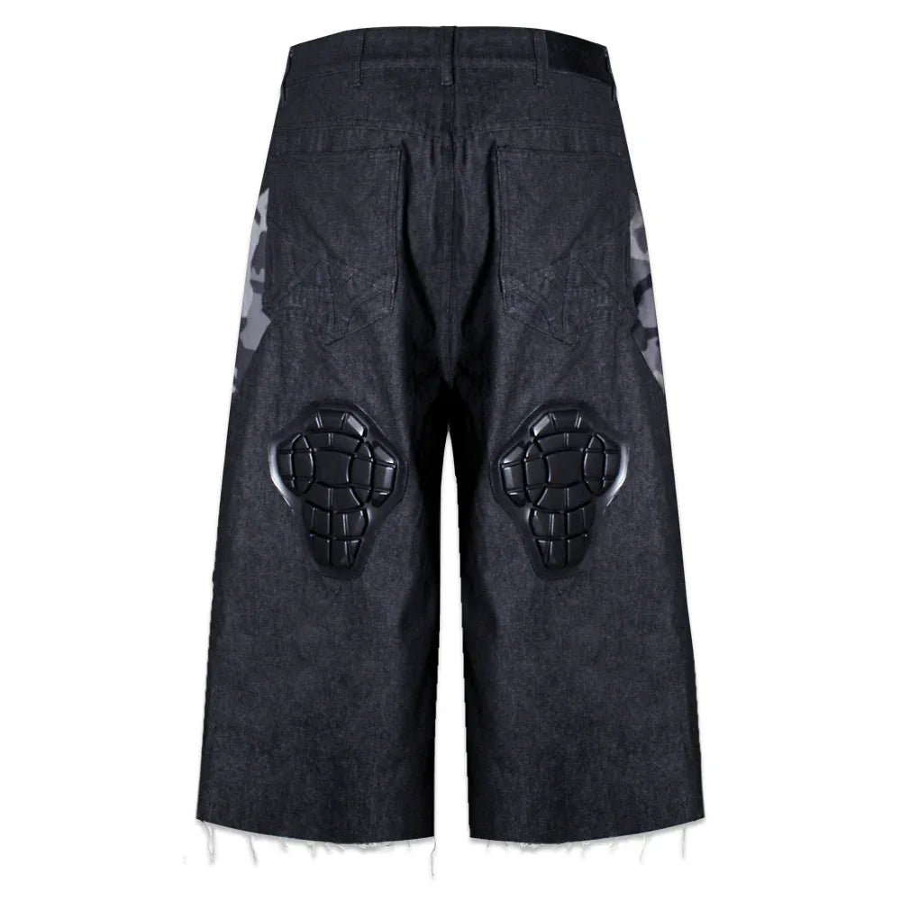 Mudcamo 3/4th Capri Padded Denim - BROTHERLY LOVE - VENTURER