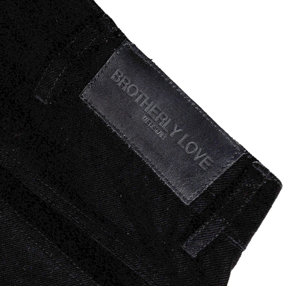 Nocturne Leather 3/4 Capri Padded Denim