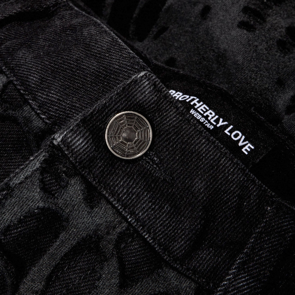 Burnedweb 3/4th Capri Denim