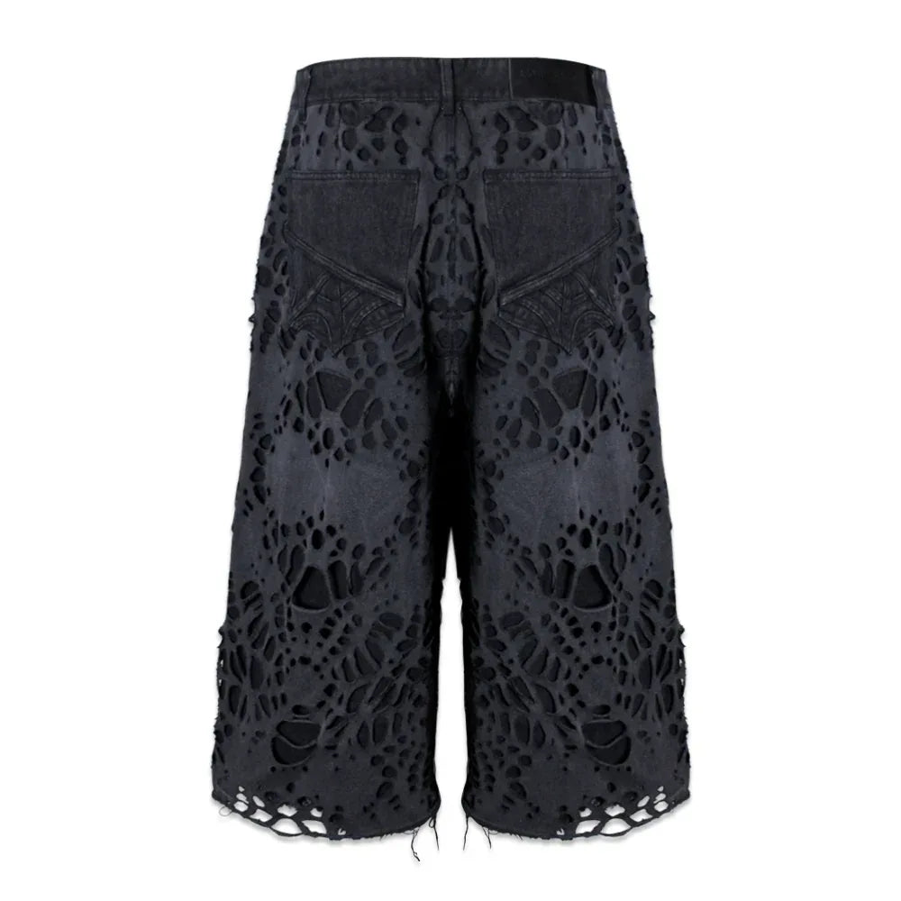 Burnedweb 3/4th Capri Denim - BROTHERLY LOVE - VENTURER