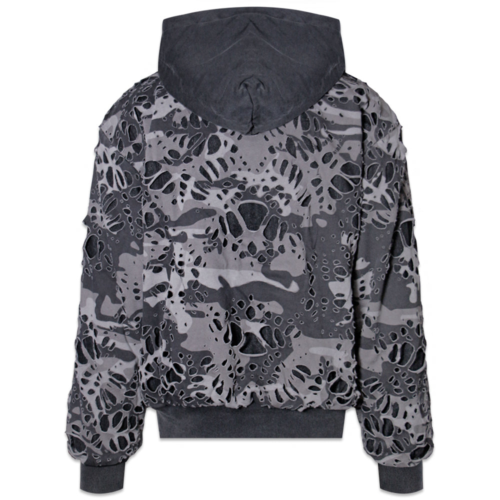 Mudcamo Burnedweb Denim Bomber