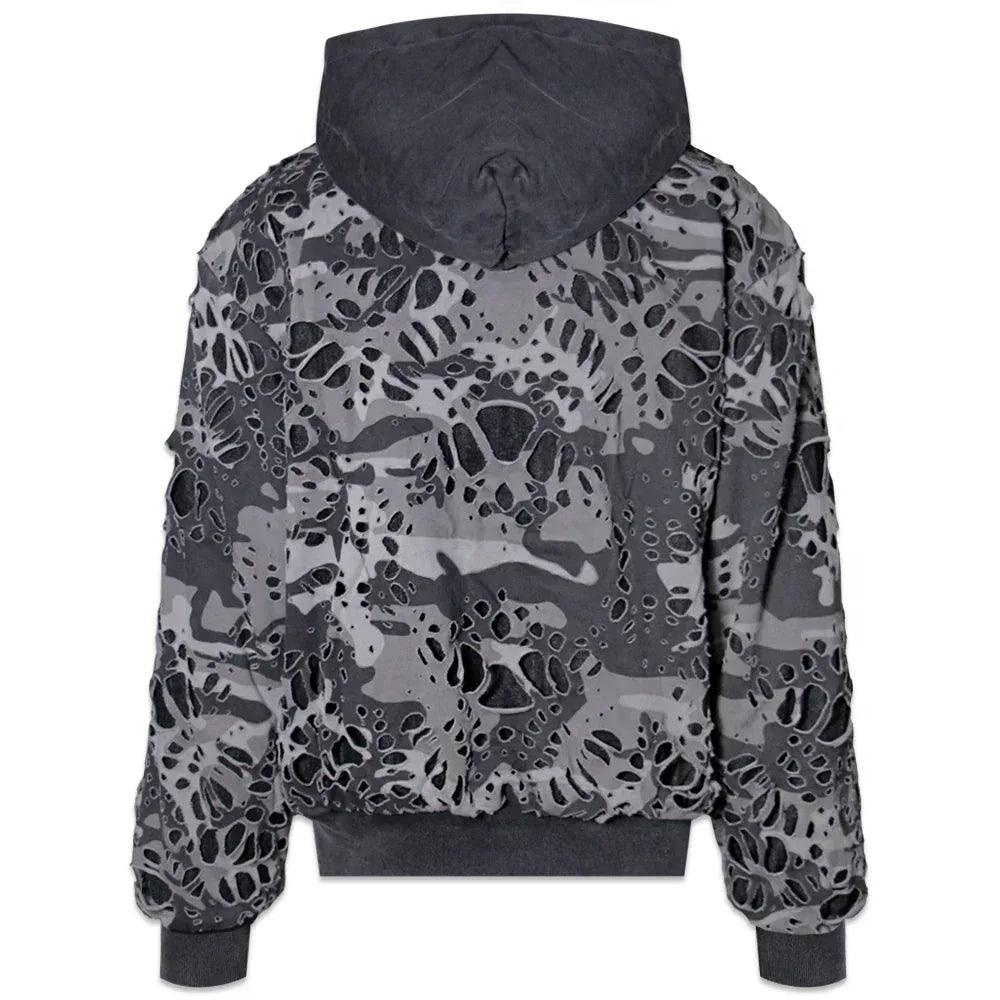 Mudcamo Burnedweb Denim Bomber - BROTHERLY LOVE - VENTURER