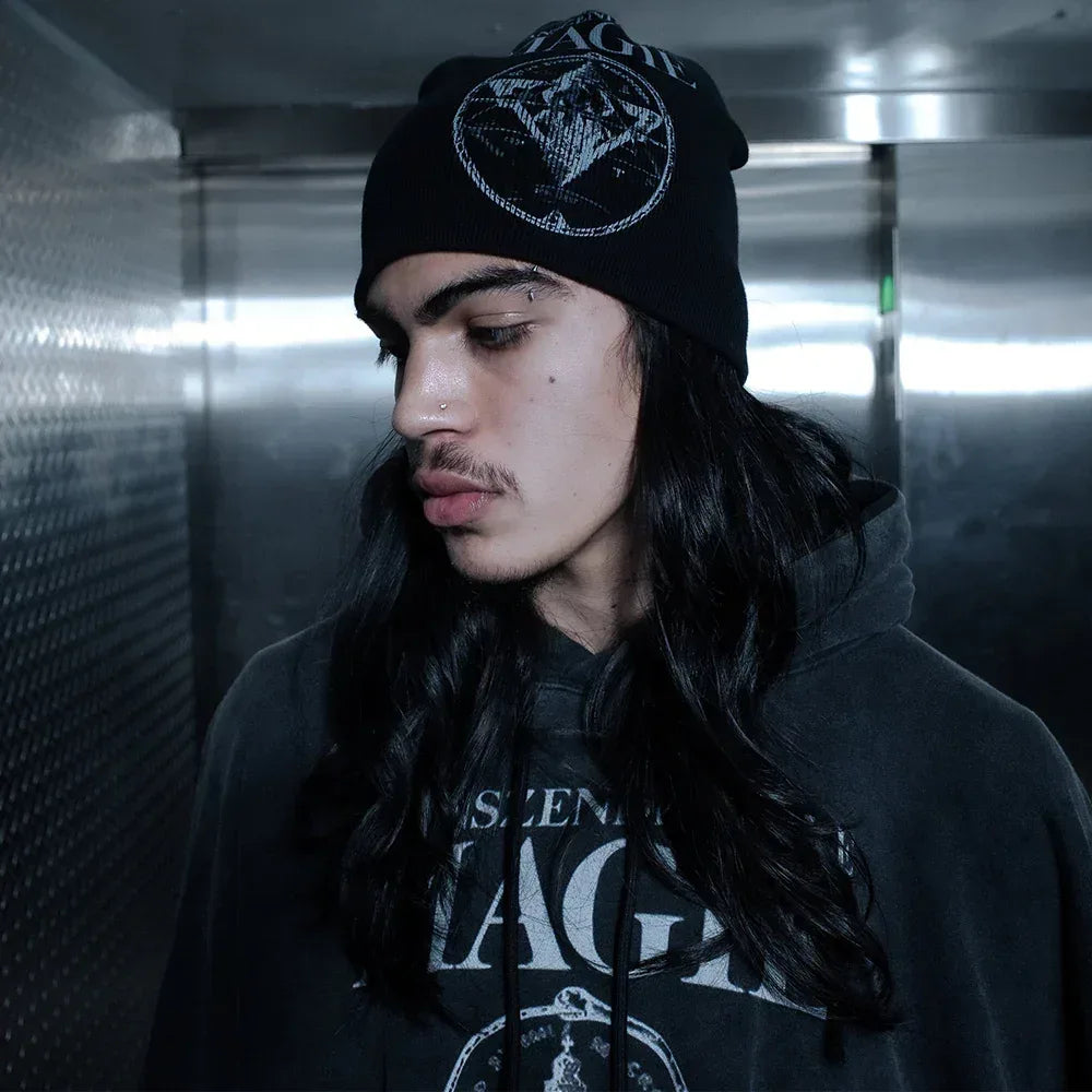 Magie Cropped Skull Beanie - BROTHERLY LOVE - VENTURER