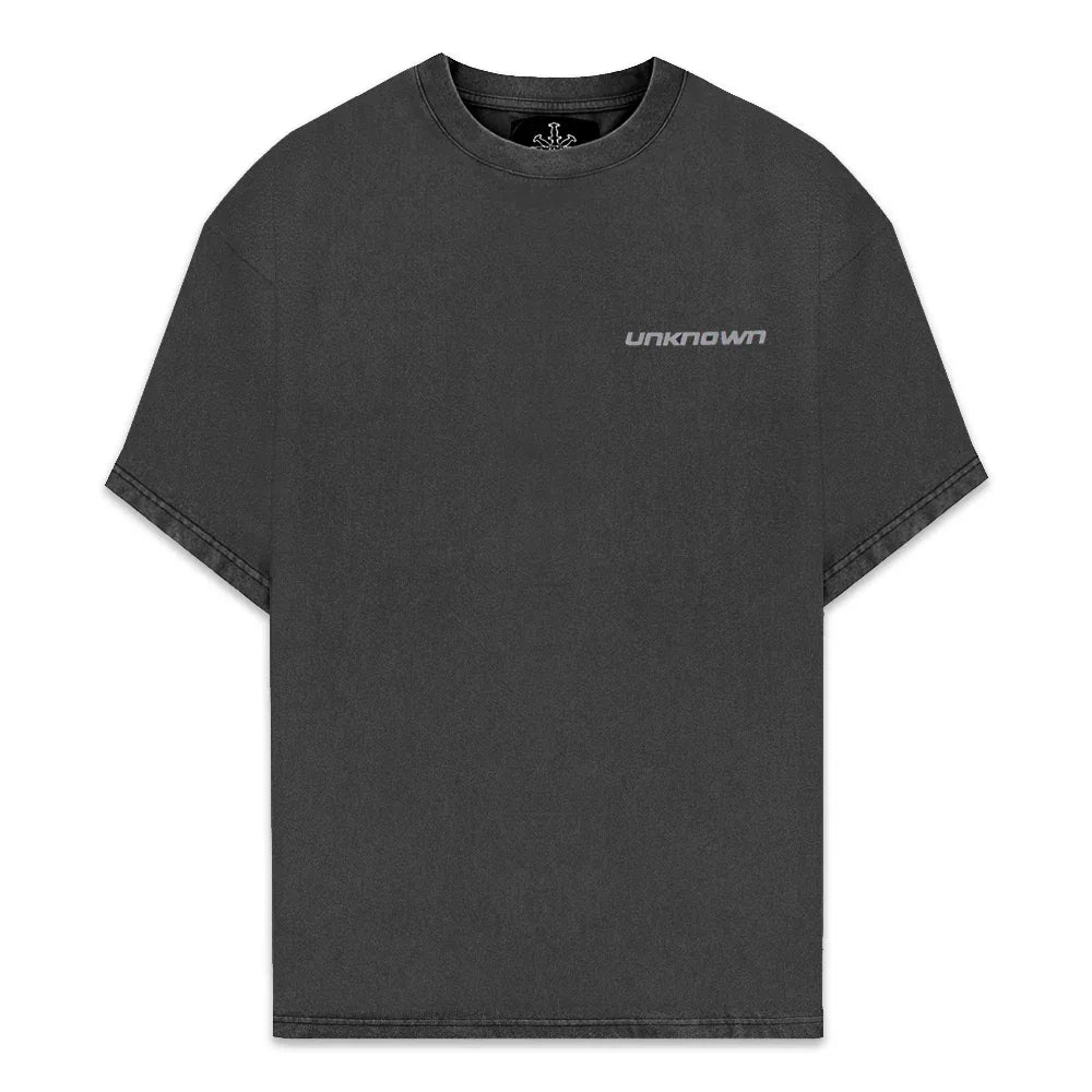 Outline Cross Rhinestone Tee - UNKNOWN LONDON - VENTURER