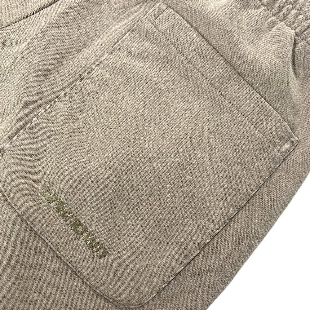 Outline Cross Rhinestone Baggy Sweat Shorts - UNKNOWN LONDON - VENTURER