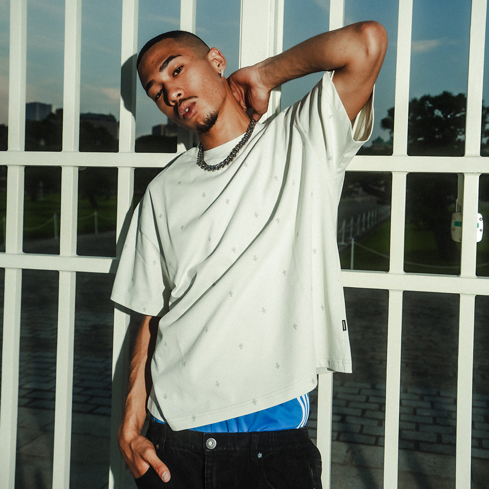 Tiny Cross Glitter Tee