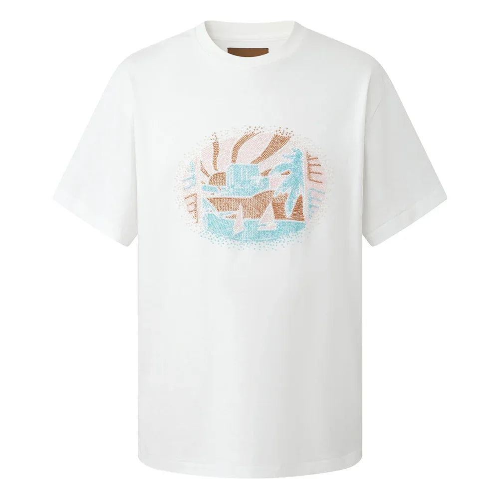 Beaded Nile River Tee - BIRTH OF ROYAL CHILD - VENTURER