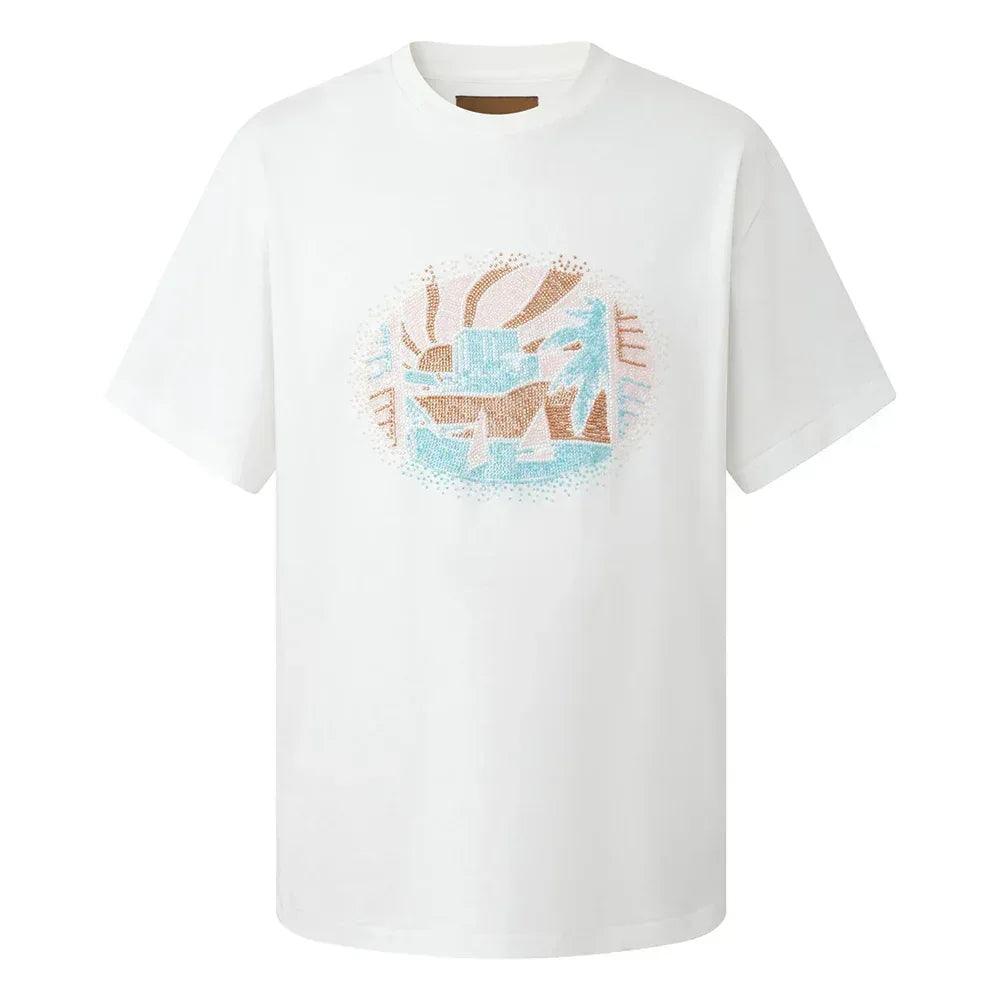 Beaded Nile River Tee - BIRTH OF ROYAL CHILD - VENTURER