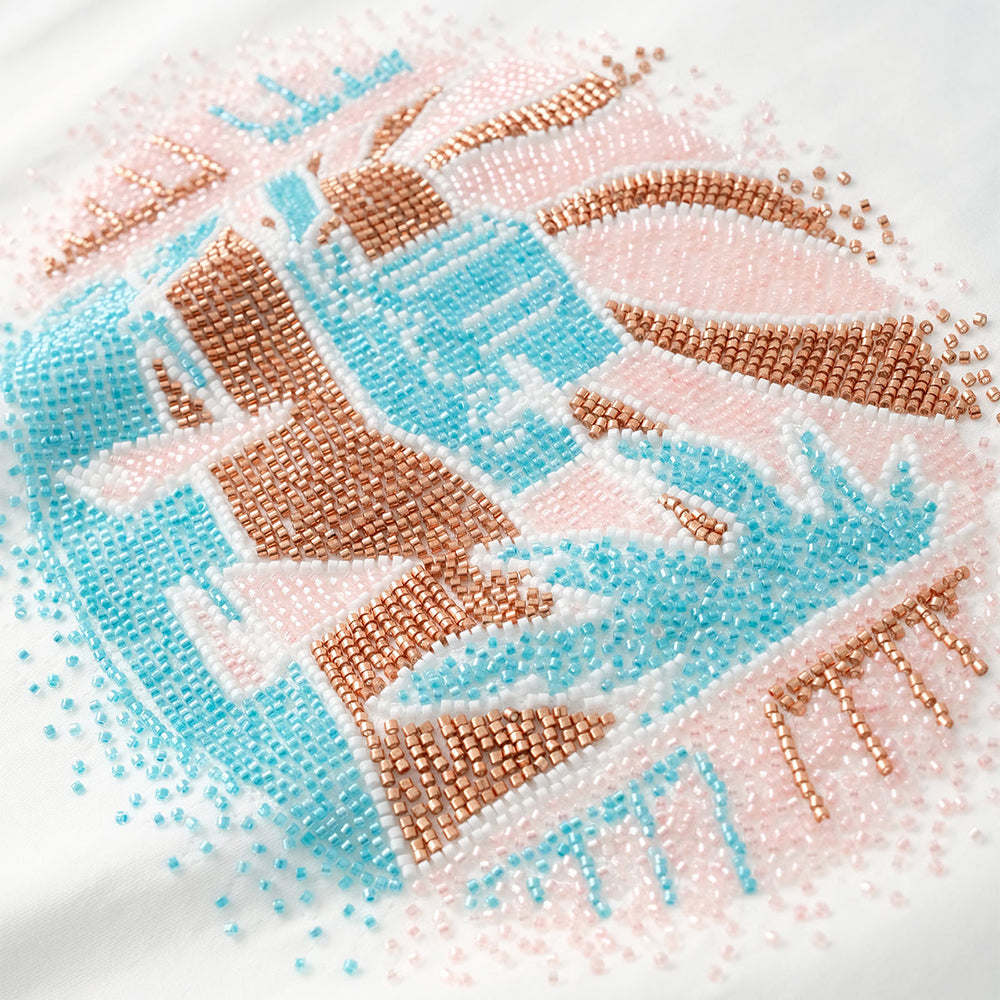 Beaded Nile River Tee