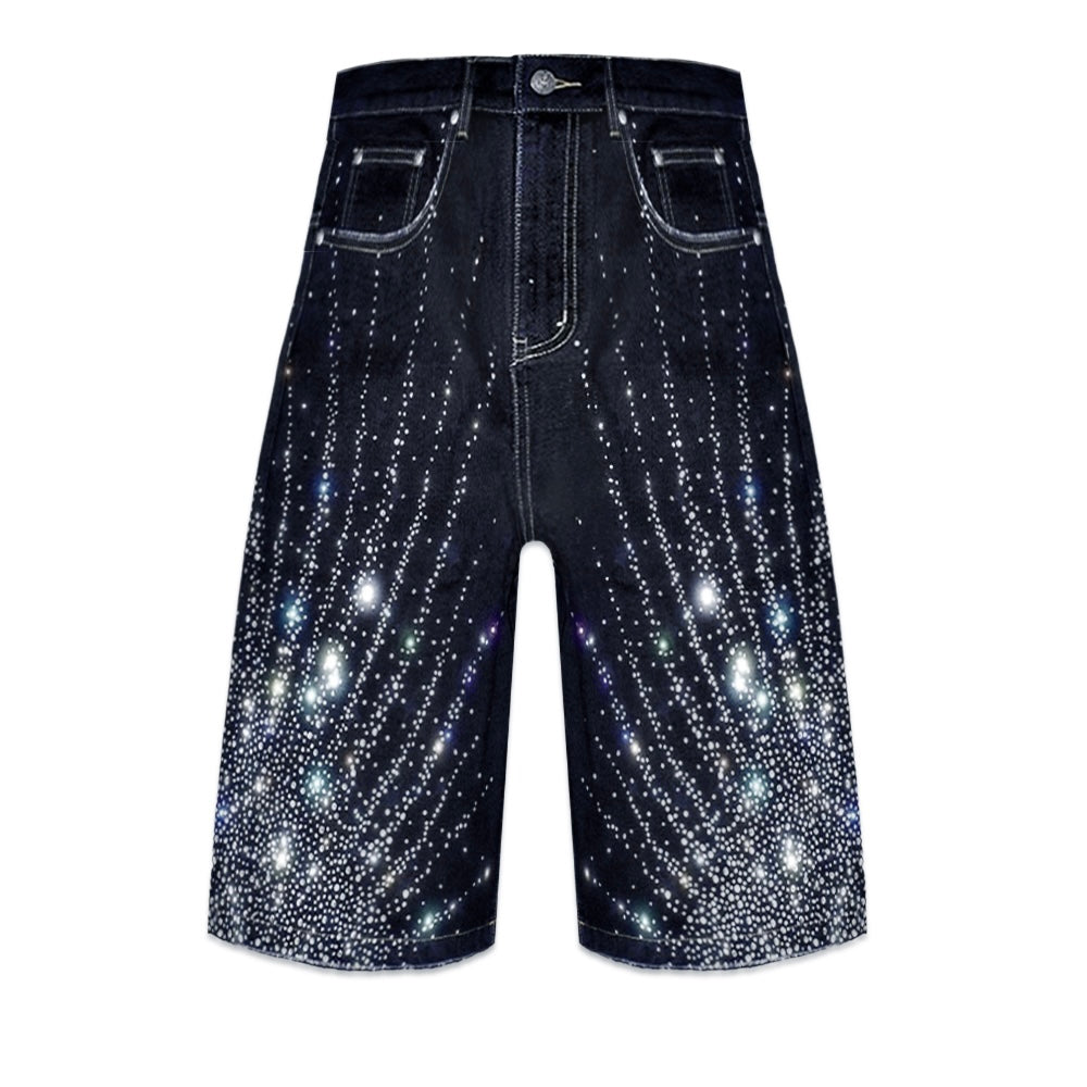 20k Diamond Starlight Denim Shorts