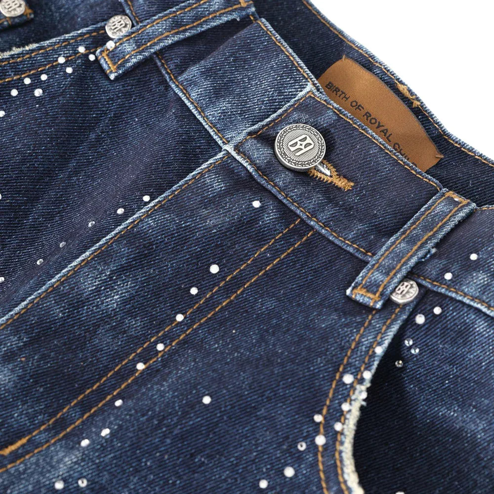 20k Diamond Starlight Denim Shorts - BIRTH OF ROYAL CHILD - VENTURER