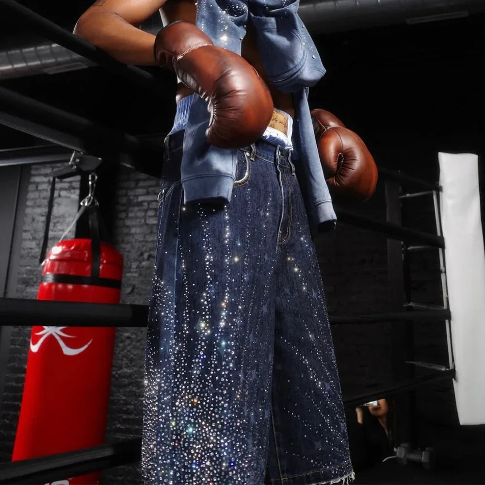 20k Diamond Starlight Denim Shorts - BIRTH OF ROYAL CHILD - VENTURER