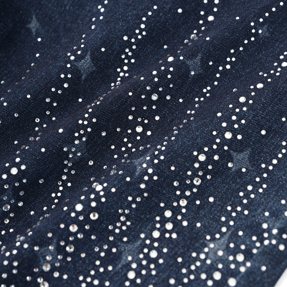 20k Diamond Starlight Denim Shorts