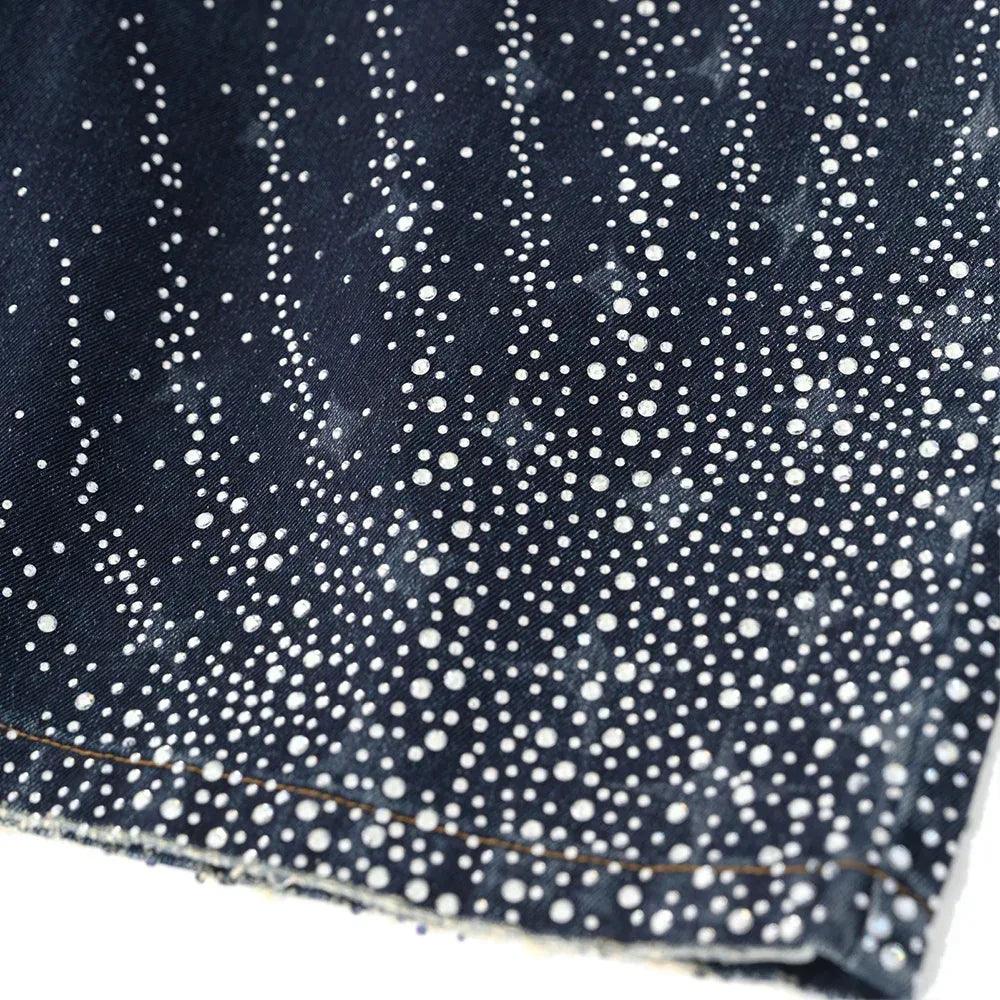 20k Diamond Starlight Denim Shorts - BIRTH OF ROYAL CHILD - VENTURER