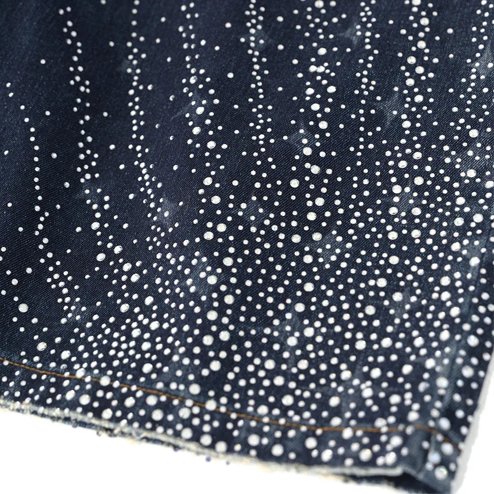 20k Diamond Starlight Denim Shorts - BIRTH OF ROYAL CHILD - VENTURER