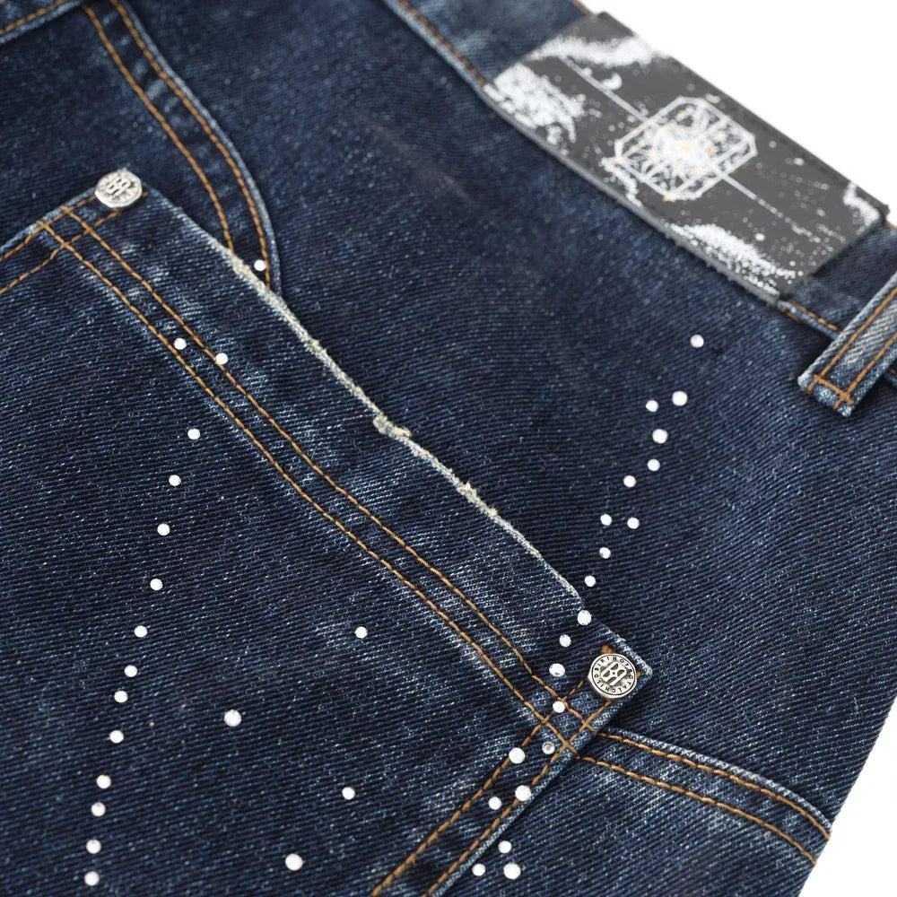 20k Diamond Starlight Denim Shorts - BIRTH OF ROYAL CHILD - VENTURER
