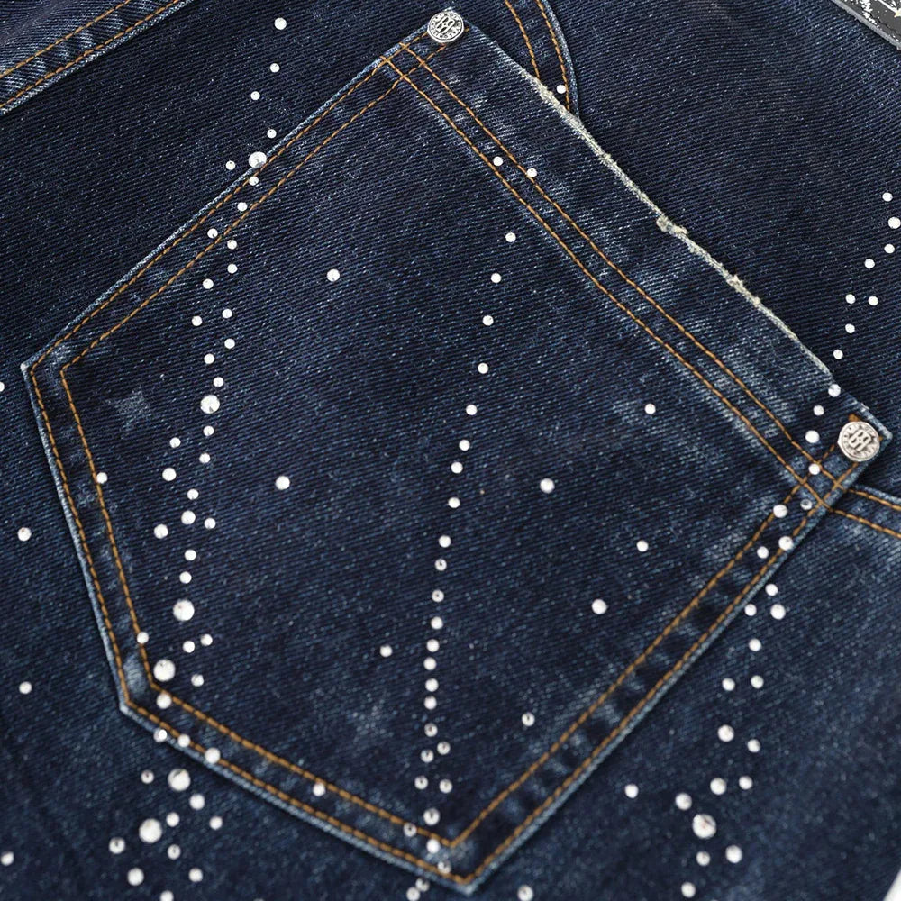 20k Diamond Starlight Denim Shorts - BIRTH OF ROYAL CHILD - VENTURER