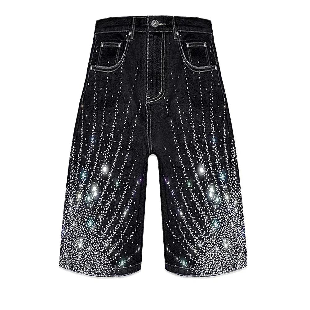 20k Diamond Starlight Denim Shorts - BIRTH OF ROYAL CHILD - VENTURER