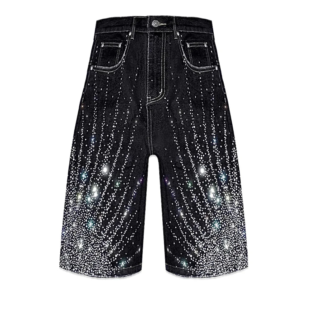 20k Diamond Starlight Denim Shorts - BIRTH OF ROYAL CHILD - VENTURER