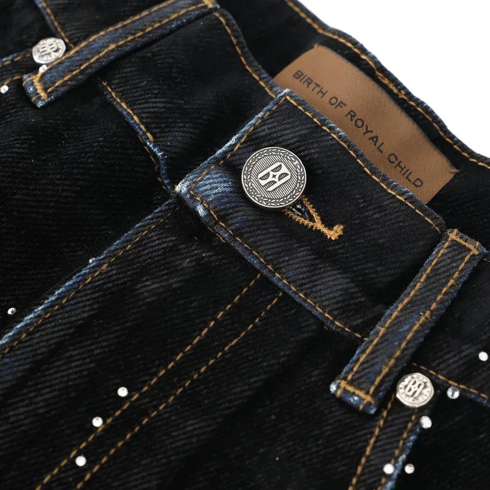 20k Diamond Starlight Denim Shorts - BIRTH OF ROYAL CHILD - VENTURER