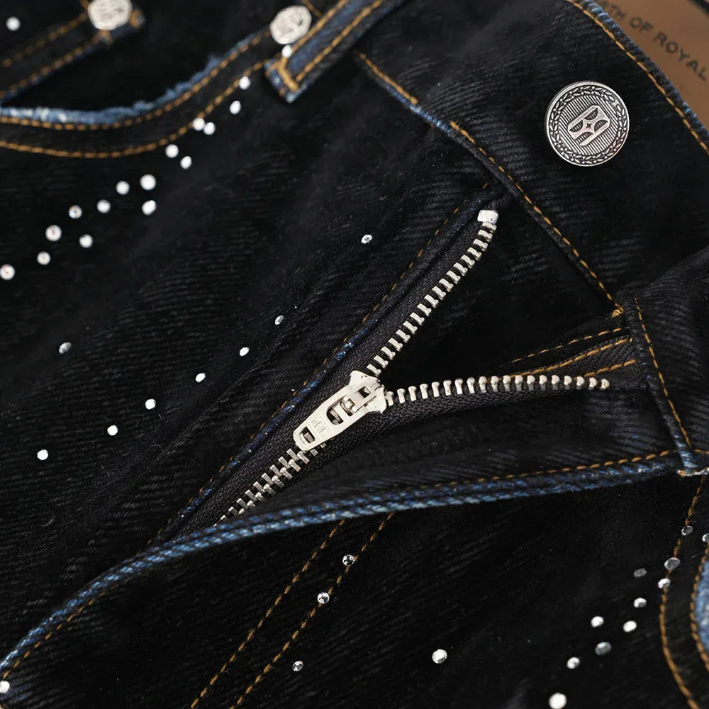 20k Diamond Starlight Denim Shorts - BIRTH OF ROYAL CHILD - VENTURER