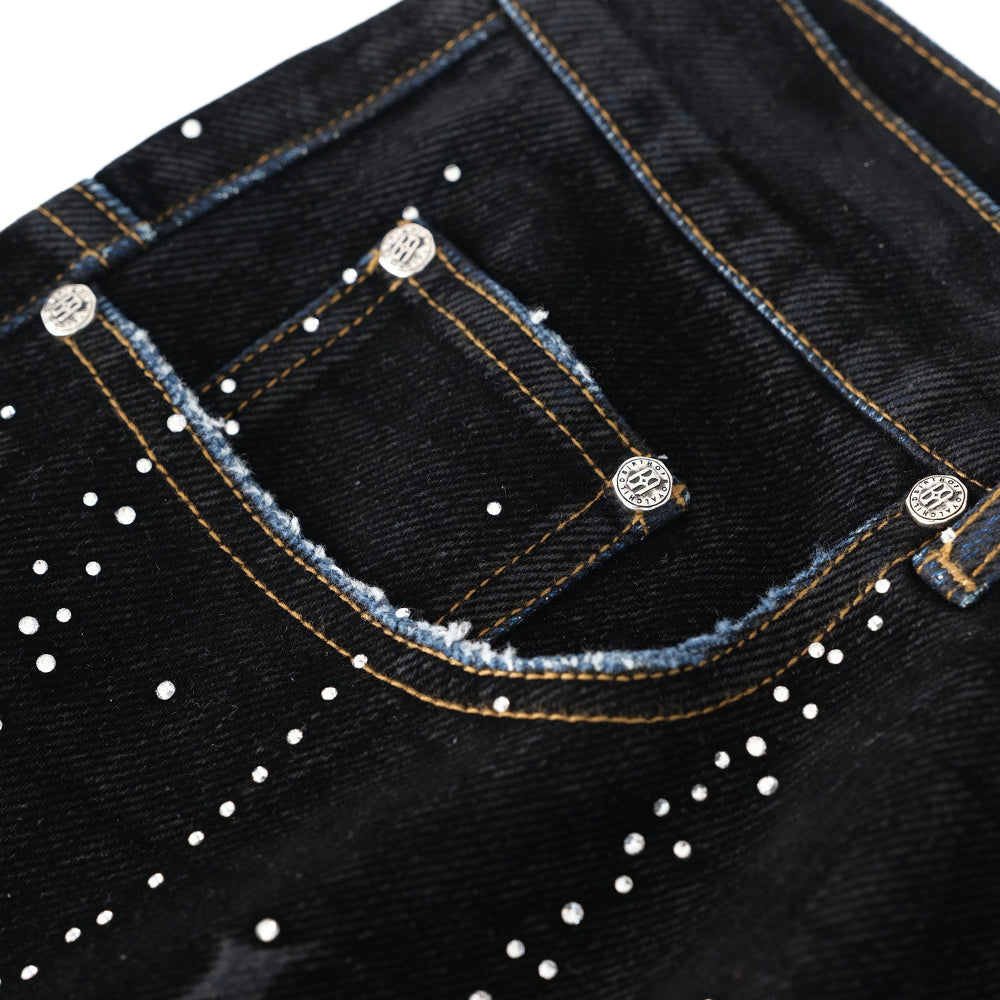 20k Diamond Starlight Denim Shorts