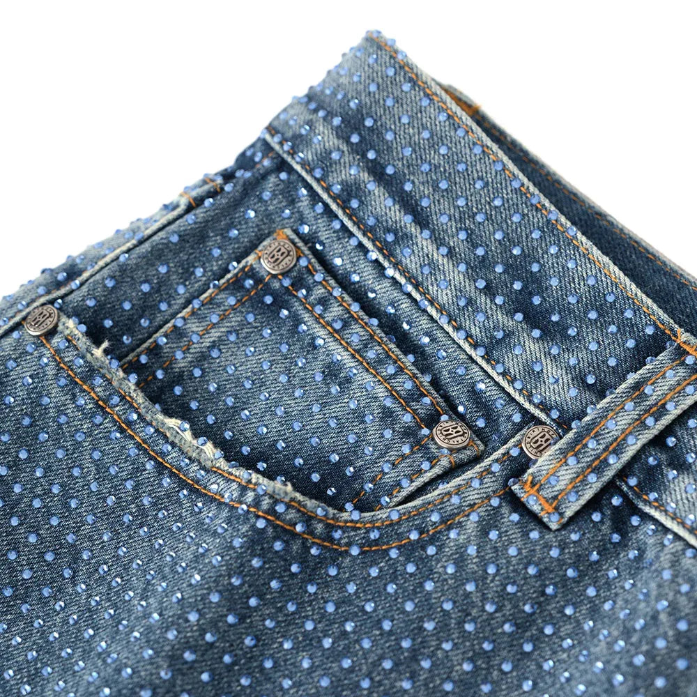 20k Diamond Stellar Denim Pants - BIRTH OF ROYAL CHILD - VENTURER