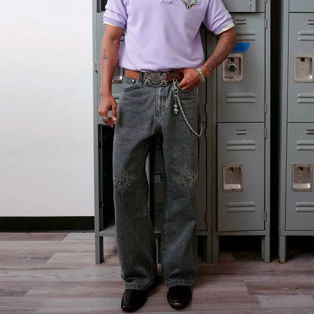 20k Diamond Stellar Denim Pants - BIRTH OF ROYAL CHILD - VENTURER