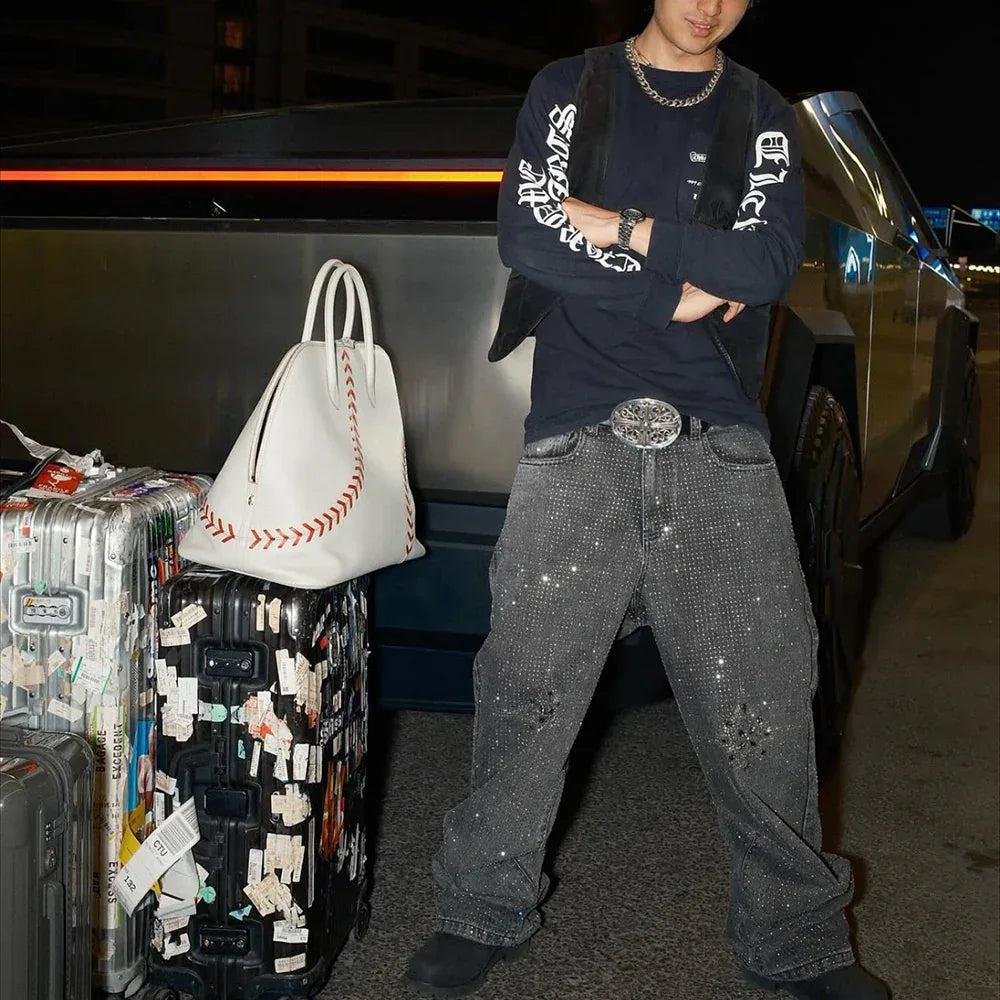 20k Diamond Stellar Denim Pants - BIRTH OF ROYAL CHILD - VENTURER