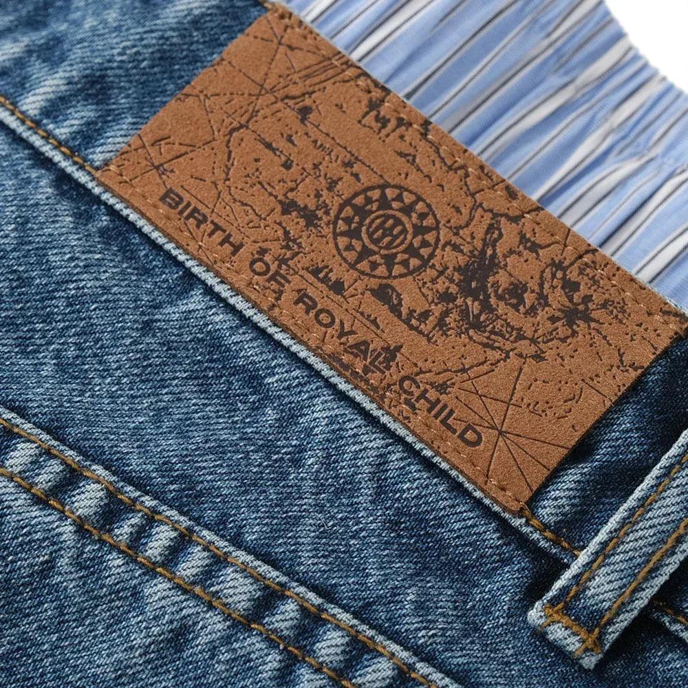 Fluid Dual Waist Baggy Denim - BIRTH OF ROYAL CHILD - VENTURER