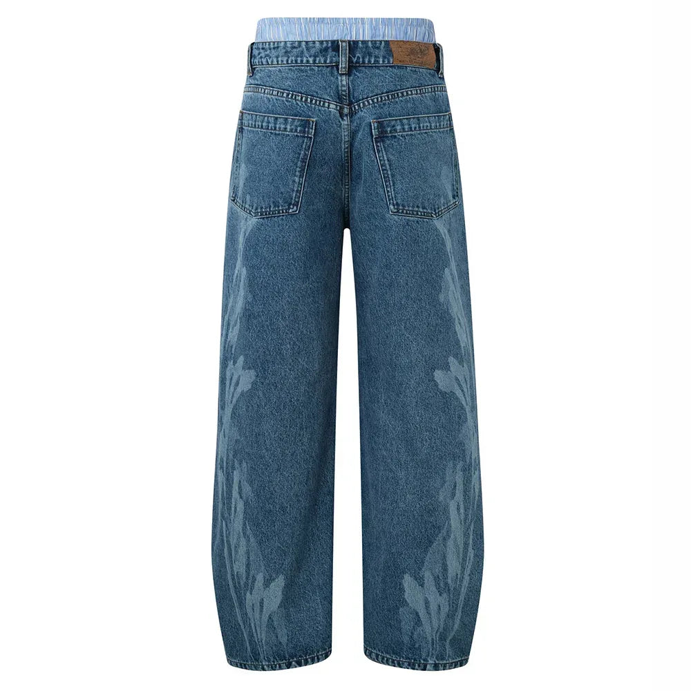 Fluid Dual Waist Baggy Denim - BIRTH OF ROYAL CHILD - VENTURER