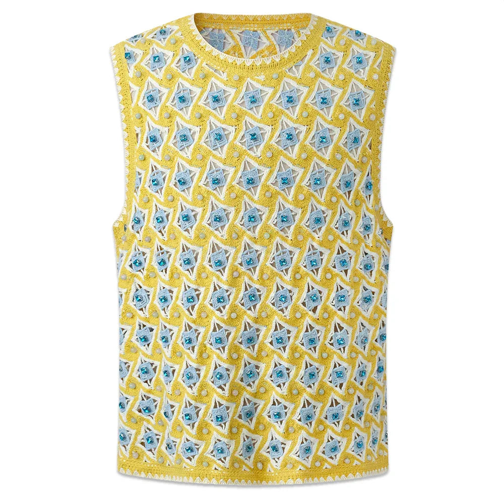 Gemstone Knit Vest - BIRTH OF ROYAL CHILD - VENTURER