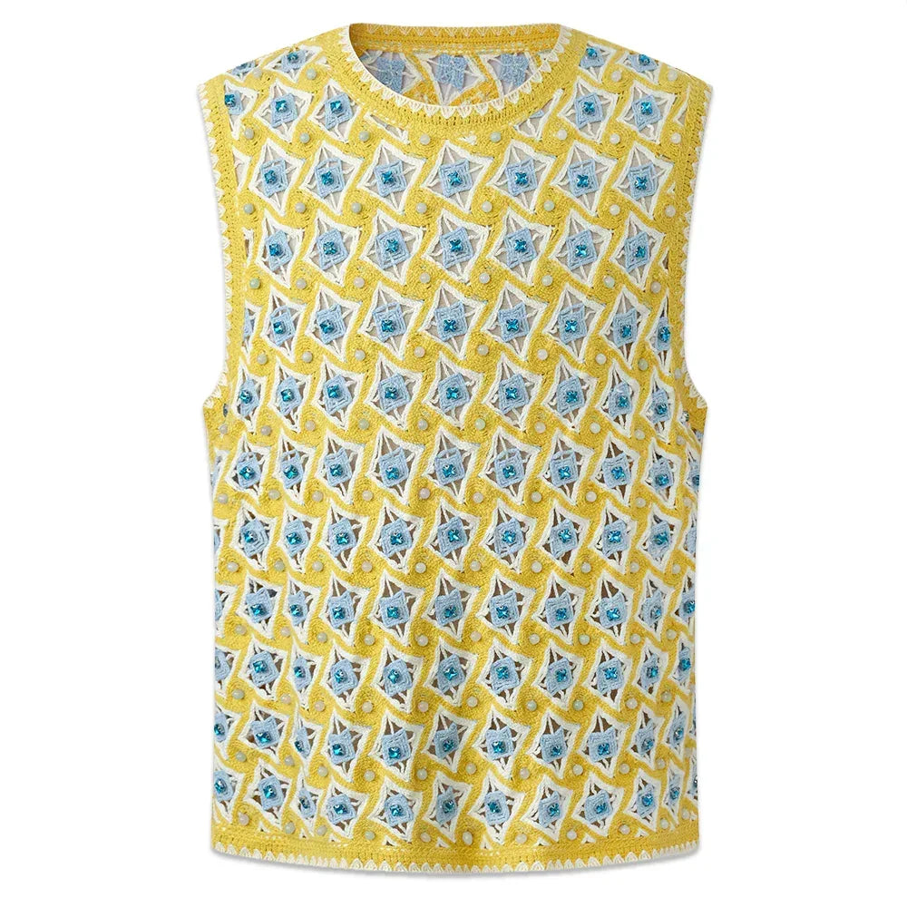 Gemstone Knit Vest - BIRTH OF ROYAL CHILD - VENTURER