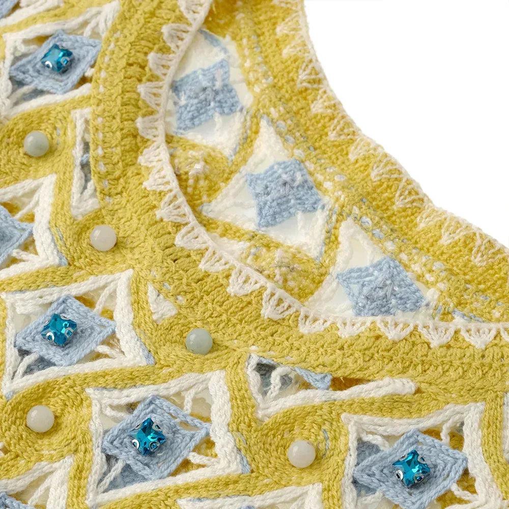 Gemstone Knit Vest - BIRTH OF ROYAL CHILD - VENTURER