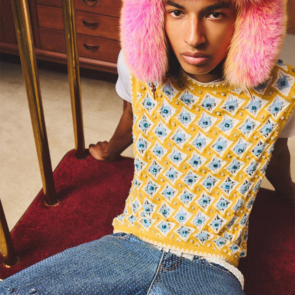 Gemstone Knit Vest - BIRTH OF ROYAL CHILD - VENTURER