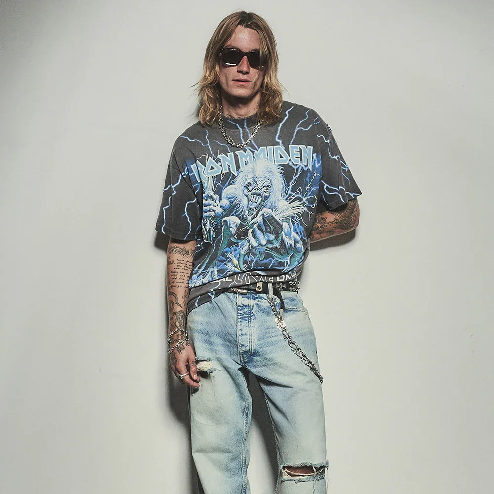 Iron Maiden A Real Live One T-Shirt - REPRESENT - VENTURER