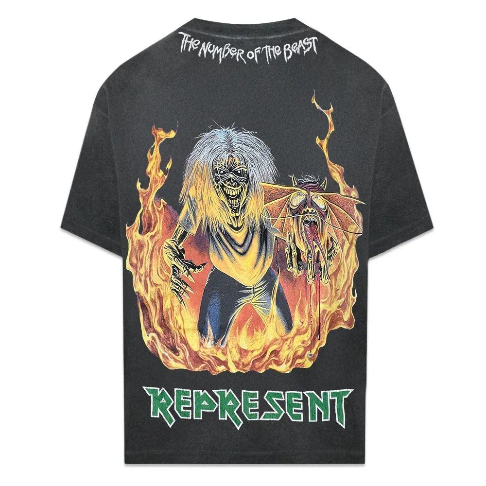 Iron Maiden Number Of Beast T-Shirt - REPRESENT - VENTURER