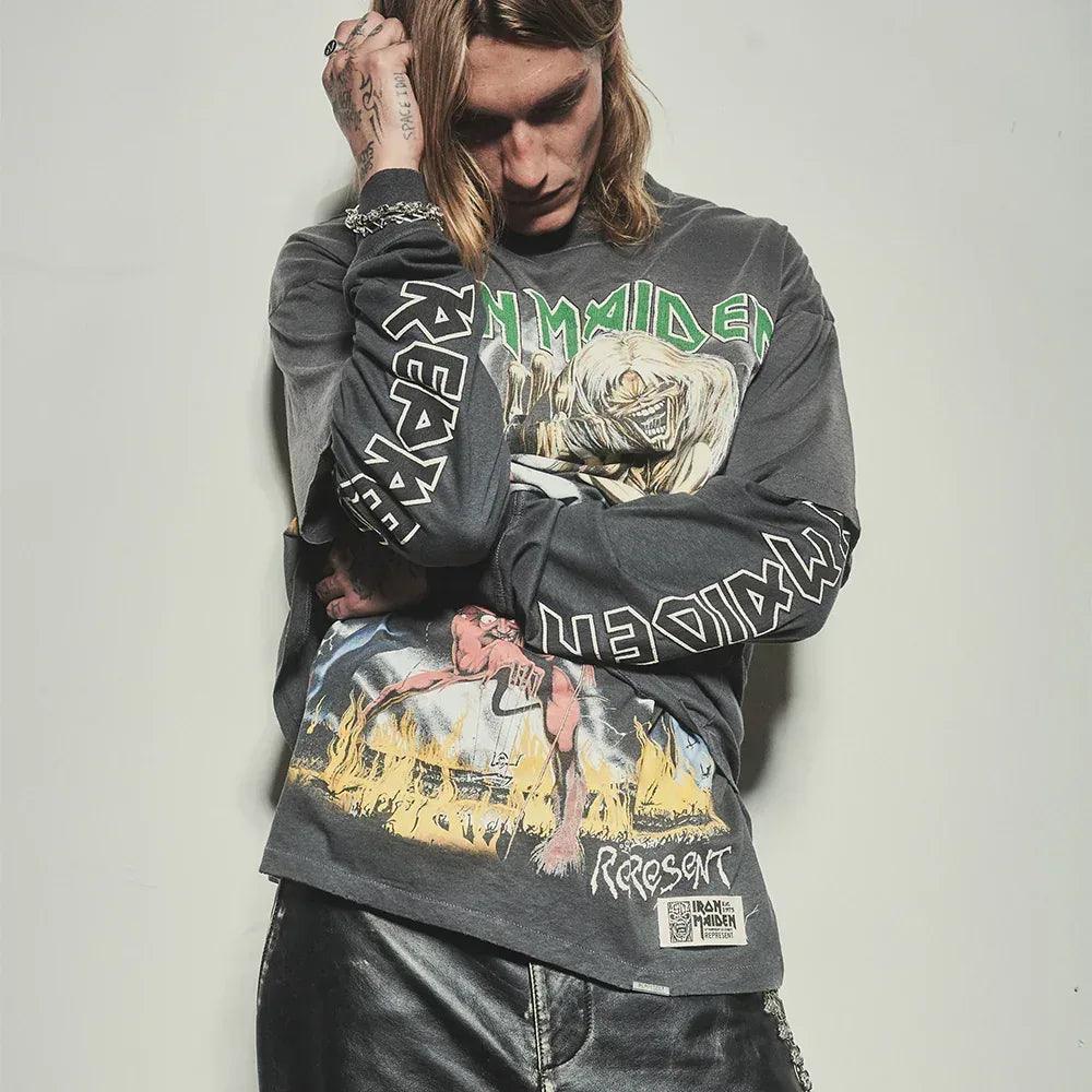 Iron Maiden Number Of Beast T-Shirt - REPRESENT - VENTURER