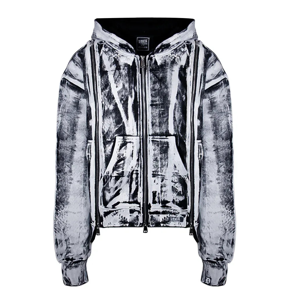 Black Swan Triple Zip Hoodie - DEMIK EXCLUSIVES - VENTURER