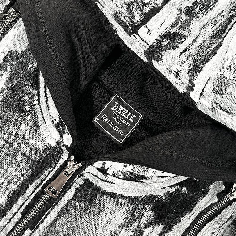 Black Swan Triple Zip Hoodie - DEMIK EXCLUSIVES - VENTURER