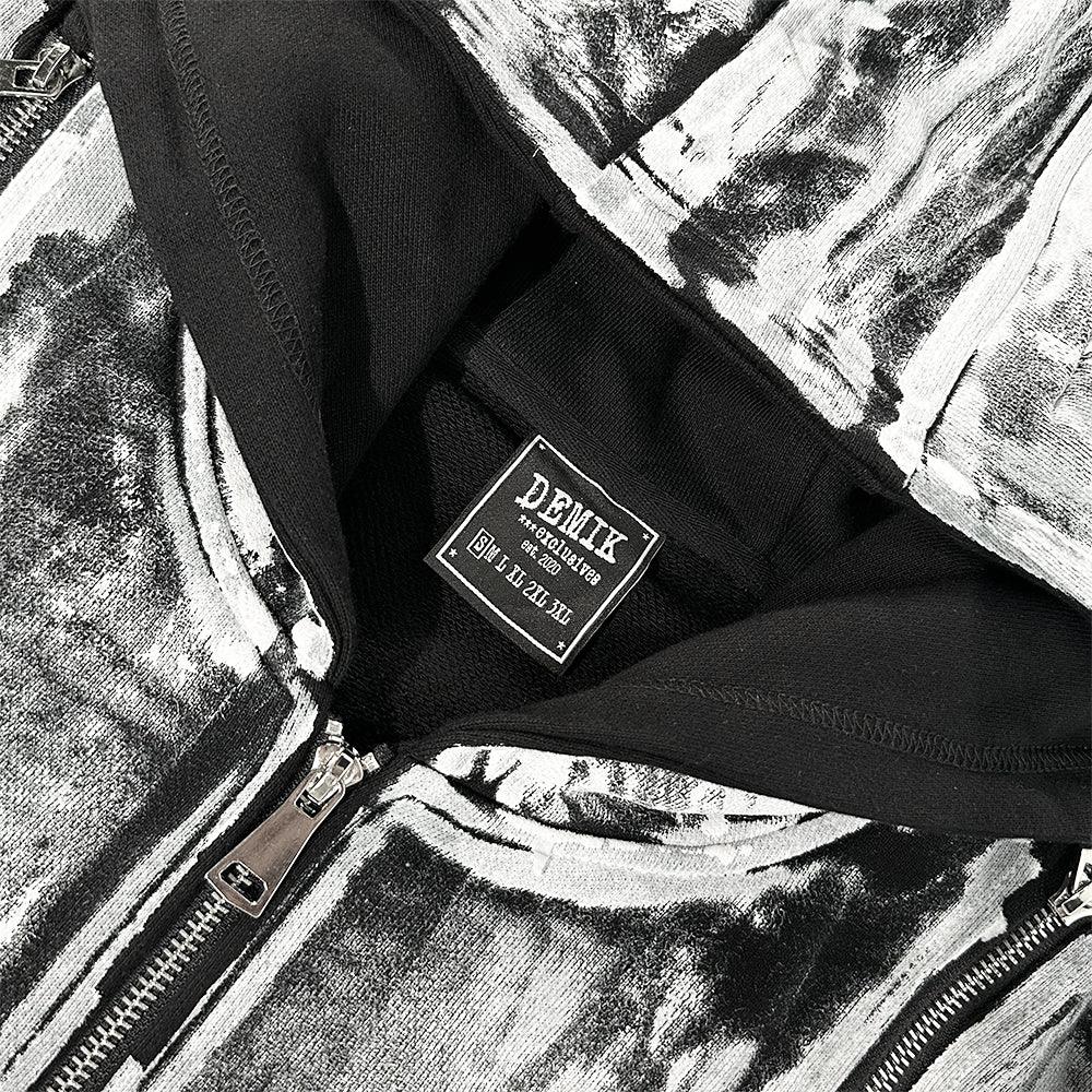 Black Swan Triple Zip Hoodie - DEMIK EXCLUSIVES - VENTURER