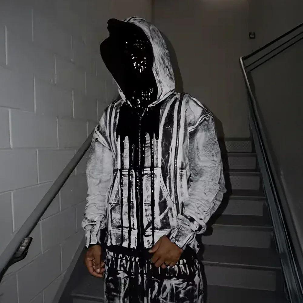 Black Swan Triple Zip Hoodie - DEMIK EXCLUSIVES - VENTURER